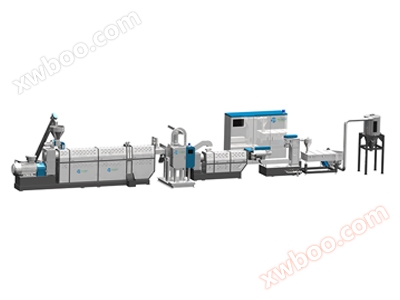 chupa cha maziwa vifaa tupu bluu bucket plastiki granulator