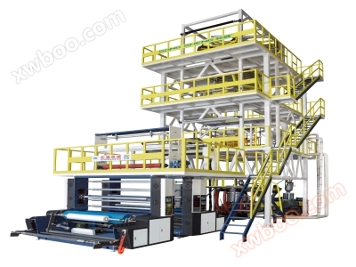 SS-ABC Serie Drei Schichten Co-Extrusion Composite Film Blasmaschine