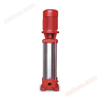 Vertikal flerstegs fast brandpump