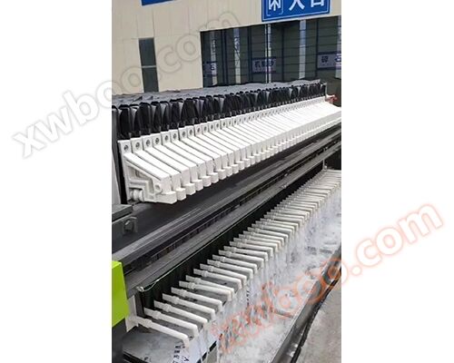 Mechanical equipment for box type filter press